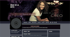 Desktop Screenshot of angiedelamota.com